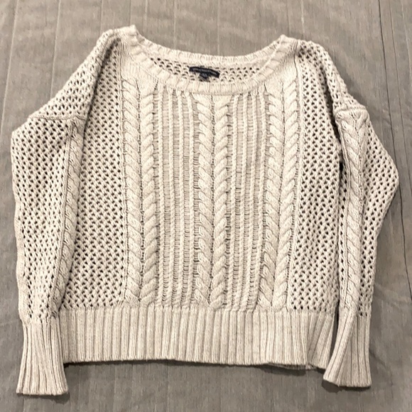 American Eagle - Grey knit sweater - Picture 1 of 4